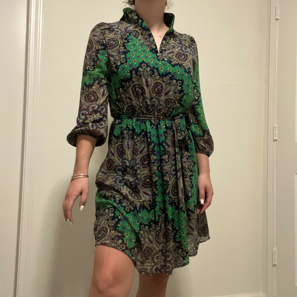 Tulle Brand, Size Medium, patterned dress